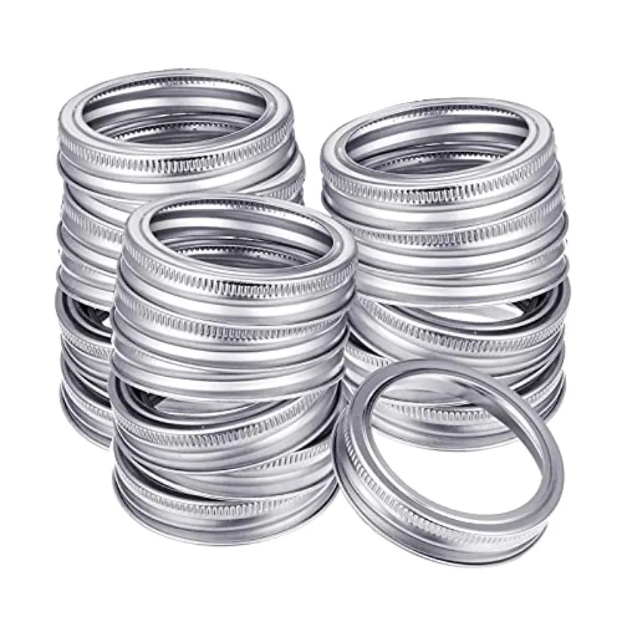 24 Pieces Regular Mouth Mason Jar Canning Bands - Reusable Replacement Metal Rings Practical Screw Jar Bands Leak Proof Tinplat
24 Pieces Regular Mouth Mason Jar Canning Bands - Reusable Replacement Metal Rings Practical Screw Jar Bands Leak Proof Tinplat