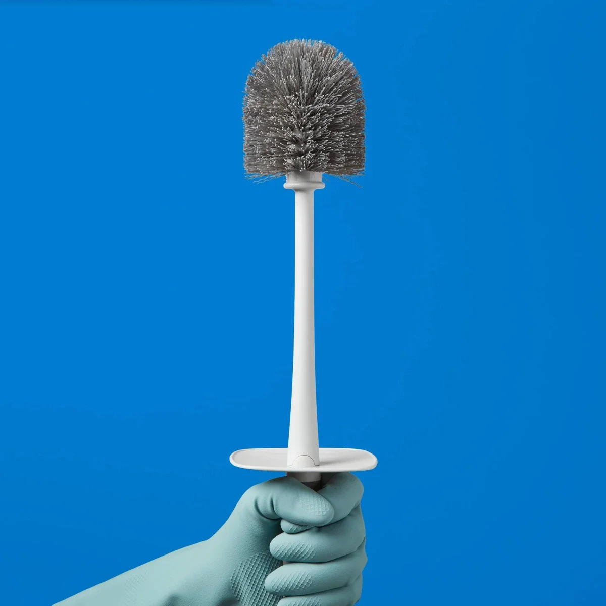 Splash Guard Toilet Brush with Tall Holster - up&up: Reusable, Soft Grip, 17.047 Inch Height
Splash Guard Toilet Brush with Tall Holster - up&up: Reusable, Soft Grip, 17.047 Inch Height