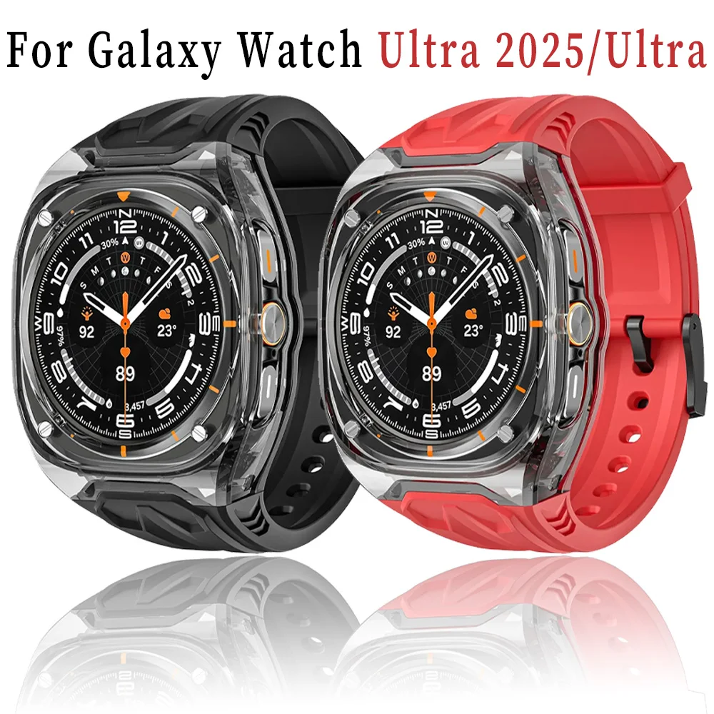 Набор модификаций резинового ремешка + корпус для Samsung Galaxy Watch Ultra 2025/Ultra 47 мм, спортивный регулируемый браслет Galaxy Watch Ultra
Набор модификаций резинового ремешка + корпус для Samsung Galaxy Watch Ultra 2025/Ultra 47 мм, спортивный регулируемый браслет Galaxy Watch Ultra