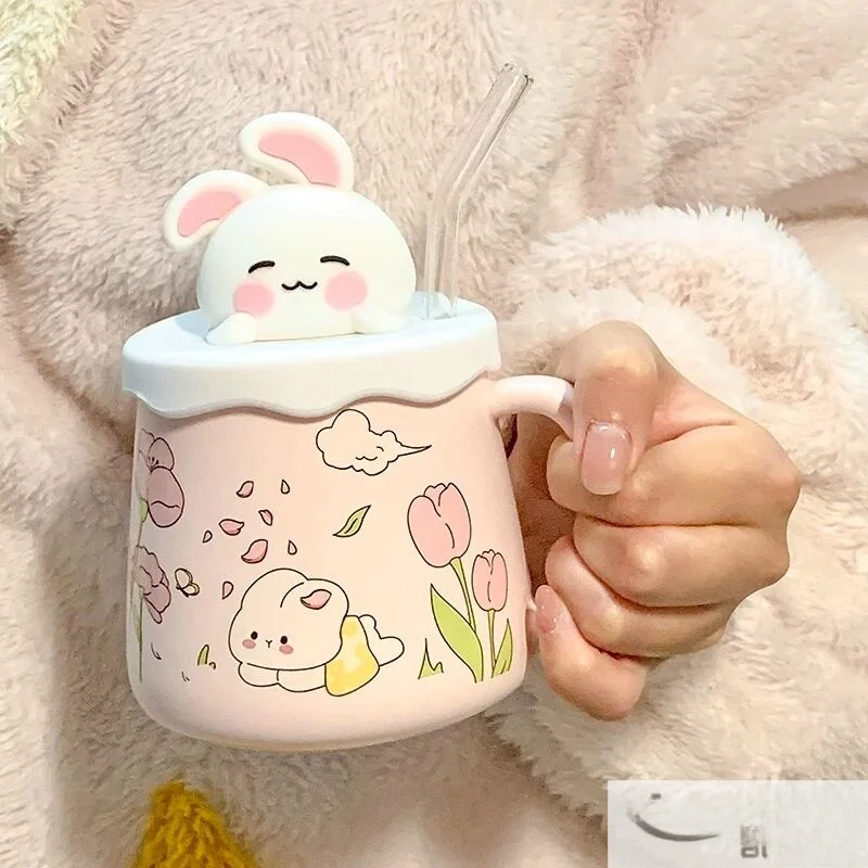 Cute Rabbit Straw Ceramic Mugs High Aesthetic Value Children's Water Cups Home Use Women's Birthday Gifts without Cup Covers
Cute Rabbit Straw Ceramic Mugs High Aesthetic Value Children's Water Cups Home Use Women's Birthday Gifts without Cup Covers