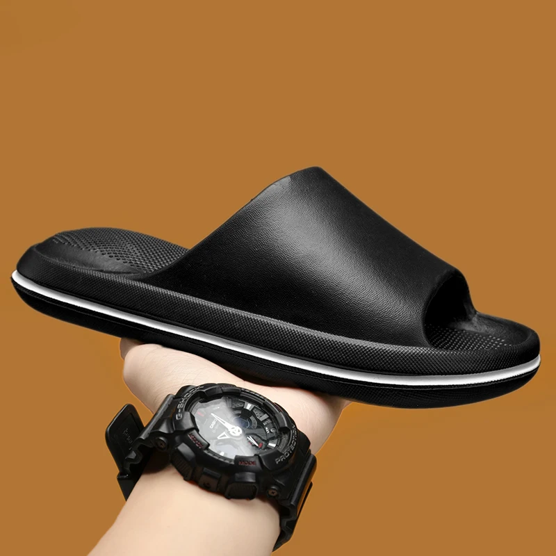 Fashion Men's Women's Sandals Anti-Slip Wear-Resistant EVA Thick Sole Comfortable Home Slippers Women Bathroom Bath Flip-Flops
Fashion Men's Women's Sandals Anti-Slip Wear-Resistant EVA Thick Sole Comfortable Home Slippers Women Bathroom Bath Flip-Flops