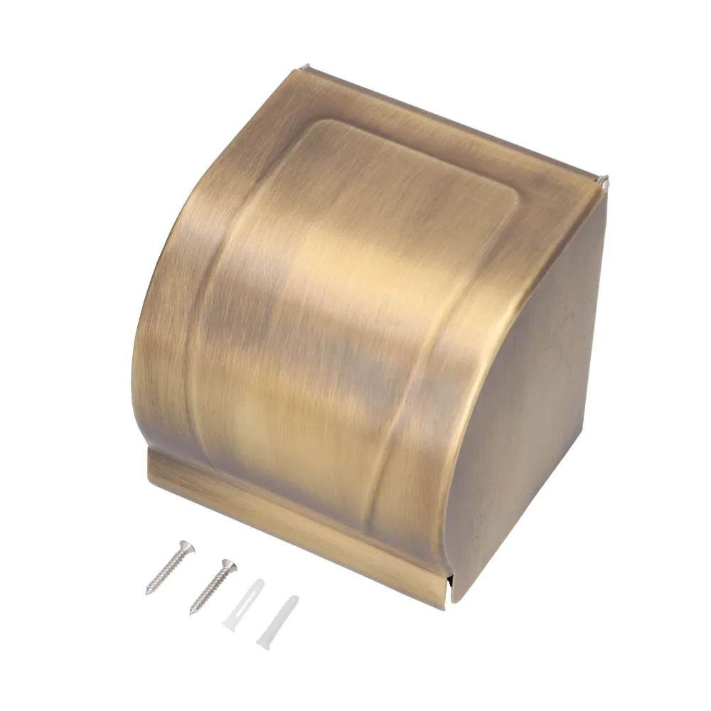 Copper Paper Towel Dispenser Brass Antique Toilet Paper Holder Large Capacity Wall Mounted Toilet Paper Roll Holder Space Saving
Copper Paper Towel Dispenser Brass Antique Toilet Paper Holder Large Capacity Wall Mounted Toilet Paper Roll Holder Space Saving