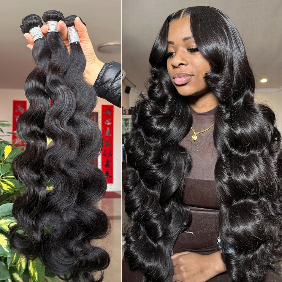 16A Body Wave Human Hair Bundles 30 40Inch Unprocessed Brazilian 1/3/4 Bundles Human Hair Raw Hair Bundles Weave Extensions
16A Body Wave Human Hair Bundles 30 40Inch Unprocessed Brazilian 1/3/4 Bundles Human Hair Raw Hair Bundles Weave Extensions