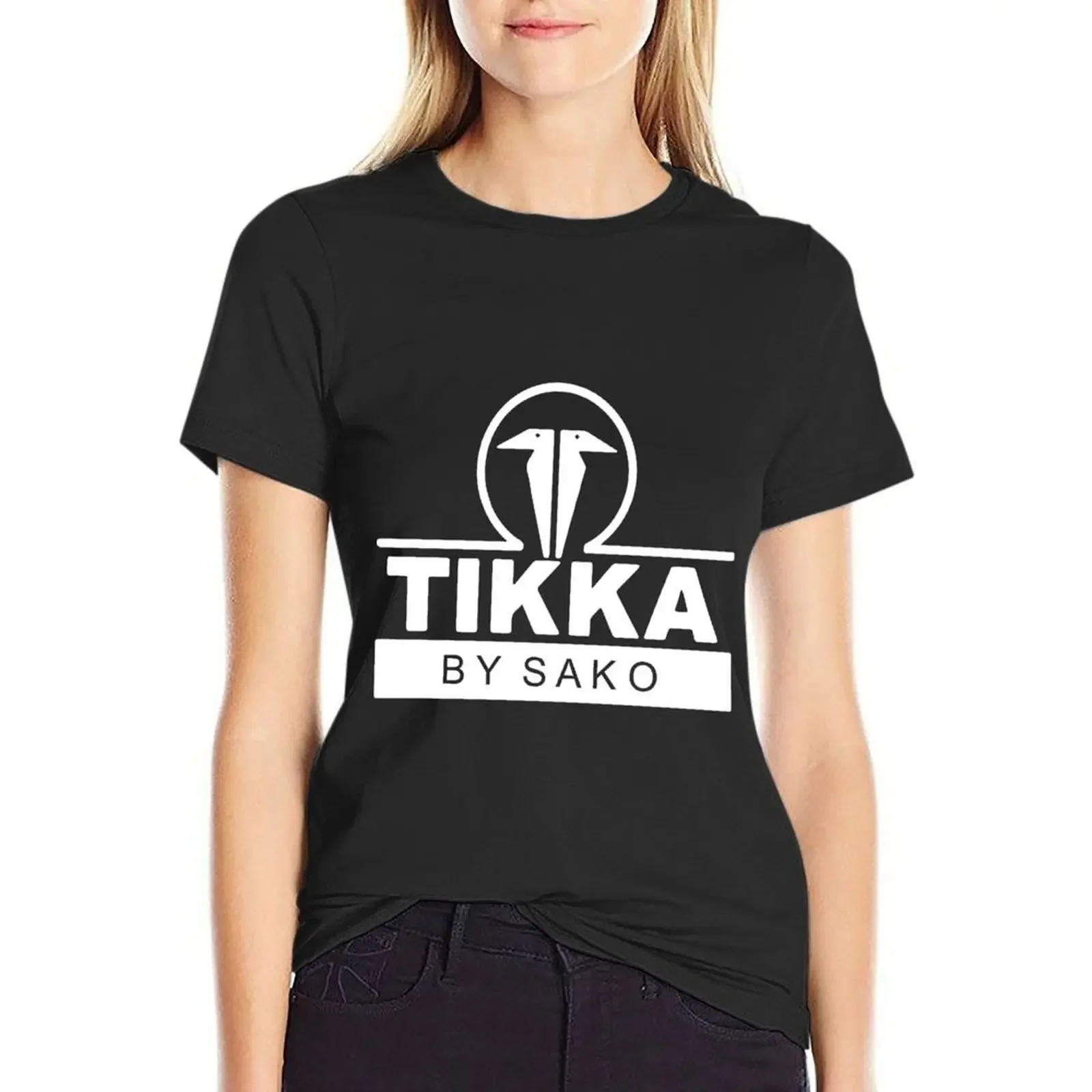 Tikka By Sako Firearms Gun Logo Long Sleeve Black Gun T-Shirt heavyweights blacks female Women's summer blouses 2025
Tikka By Sako Firearms Gun Logo Long Sleeve Black Gun T-Shirt heavyweights blacks female Women's summer blouses 2025