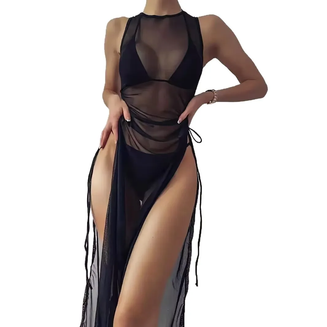 Amazon's New Solid-color Bikini Blouse Beach Skirt Three-piece Swimsuit Women's High-end Hot Spring Swimsuit Cw40545
Amazon's New Solid-color Bikini Blouse Beach Skirt Three-piece Swimsuit Women's High-end Hot Spring Swimsuit Cw40545