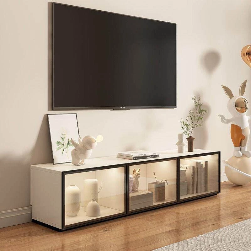 minimalist white TV cabinet High-end floor-to-ceiling household storage TV cabinet fashion Interior meuble tele house furniture
minimalist white TV cabinet High-end floor-to-ceiling household storage TV cabinet fashion Interior meuble tele house furniture