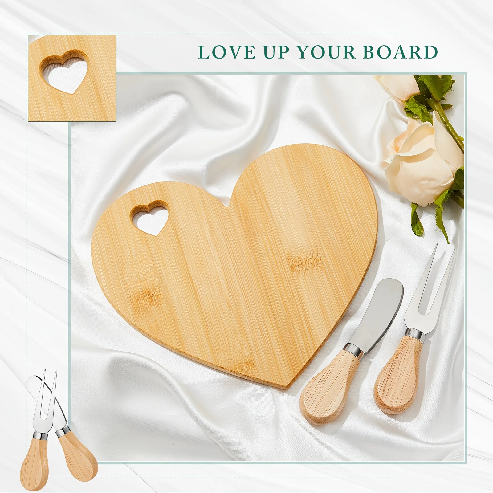 4-Piece Bamboo-Inspired Mini Serving Set – Stylish Decorative Boards & Utensils for Bridal Showers, Weddings, and Gifting (Not Intended for Food Use)
4-Piece Bamboo-Inspired Mini Serving Set – Stylish Decorative Boards & Utensils for Bridal Showers, Weddings, and Gifting (Not Intended for Food Use)