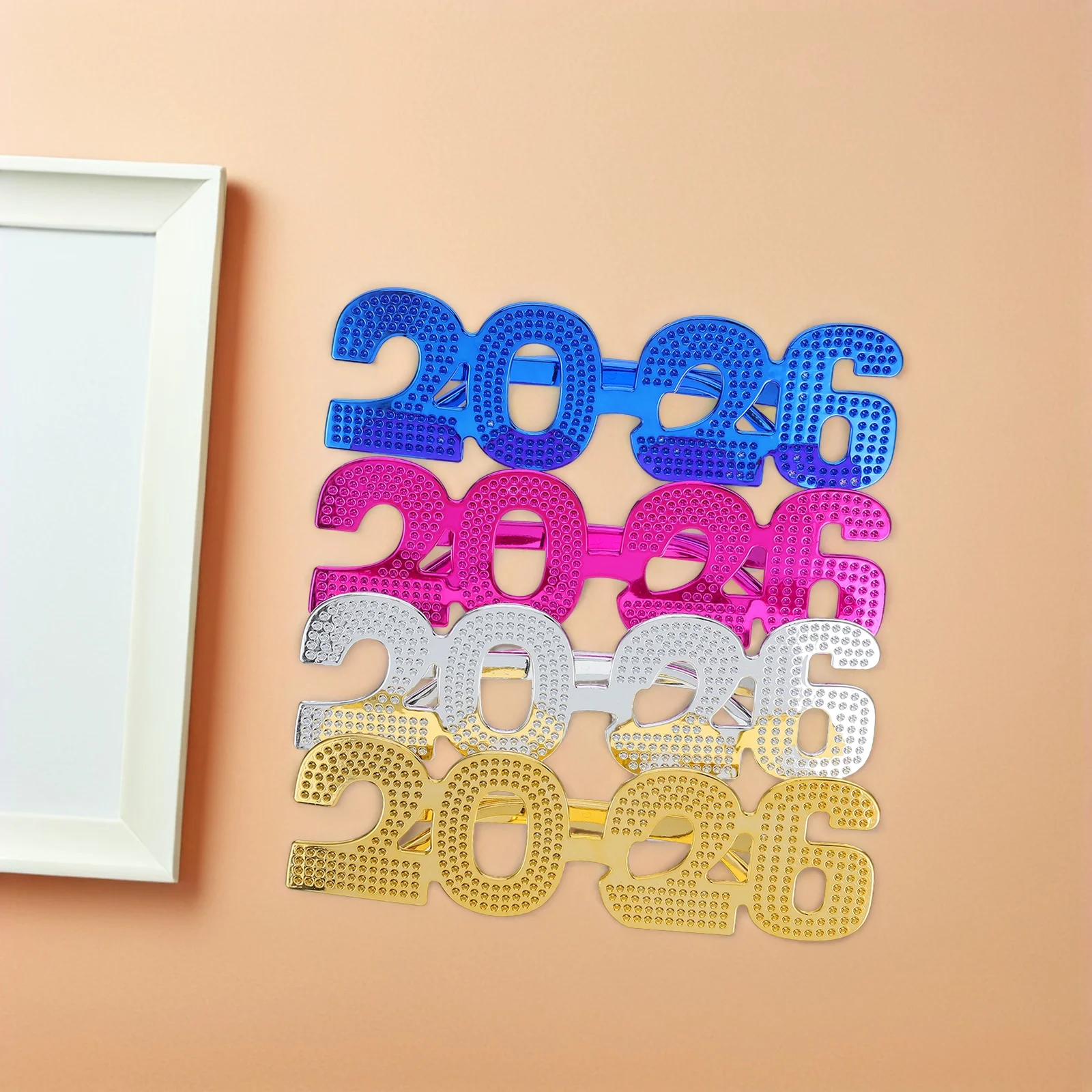 4pcs 2026 Glasses Glitter Number Eyewear Retro Design Pc Lightweight Party Supplies For New Year Eve Graduation Photo
4pcs 2026 Glasses Glitter Number Eyewear Retro Design Pc Lightweight Party Supplies For New Year Eve Graduation Photo