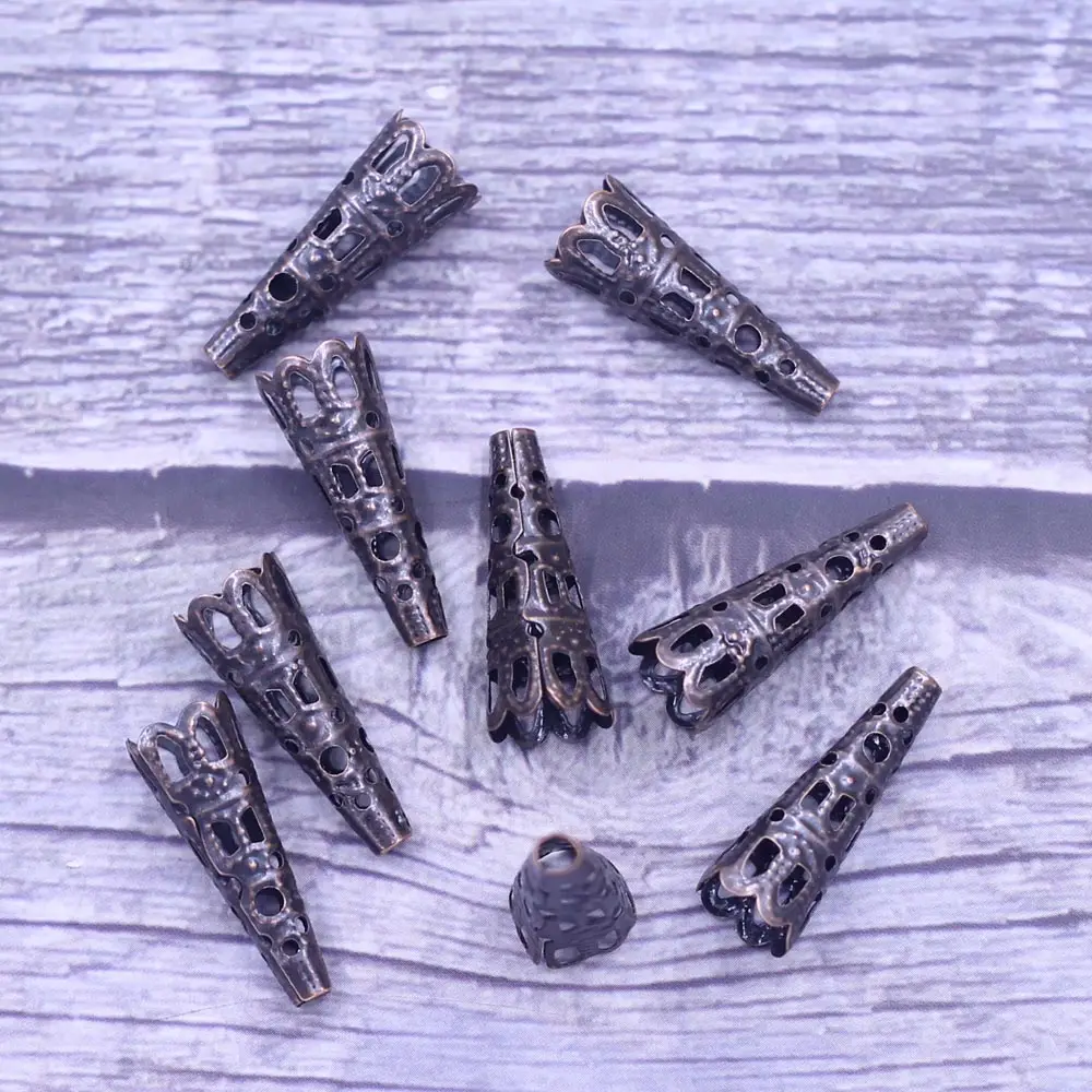 2000 шт. медных полых филигранных заглушек-концевиков для бусин, фурнитура для рукоделия, 23x9 мм
2000 шт. медных полых филигранных заглушек-концевиков для бусин, фурнитура для рукоделия, 23x9 мм