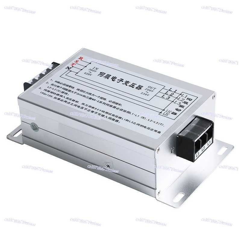 Three-phase servo electronic transformer 380V to 220V200V with various servo motors
Three-phase servo electronic transformer 380V to 220V200V with various servo motors