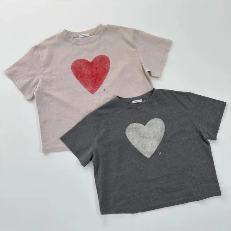 Newborn Baby Girl Boy Cotton Heart Printed Loose T-shirt Infant Toddler Short Sleeve Casual Sweatshirt Summer Baby Clothes 3M-2Y
Newborn Baby Girl Boy Cotton Heart Printed Loose T-shirt Infant Toddler Short Sleeve Casual Sweatshirt Summer Baby Clothes 3M-2Y