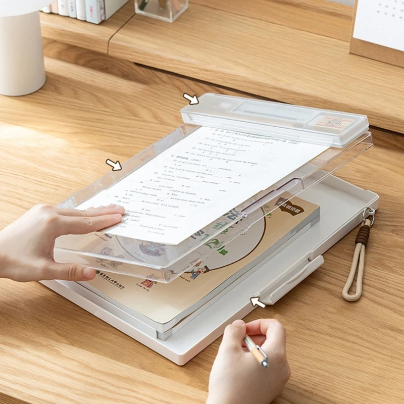 3 In 1 Clipboard File Folder With Pen Holders And Card Slot Plastic Construction For Offices School Business Travel 896C
3 In 1 Clipboard File Folder With Pen Holders And Card Slot Plastic Construction For Offices School Business Travel 896C