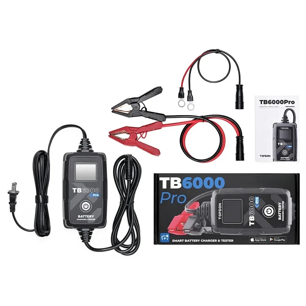 TB6000 Pro Portable 12V 24V Auto Battery Charger & Power Bank for Lead Acid Lithium
TB6000 Pro Portable 12V 24V Auto Battery Charger & Power Bank for Lead Acid Lithium