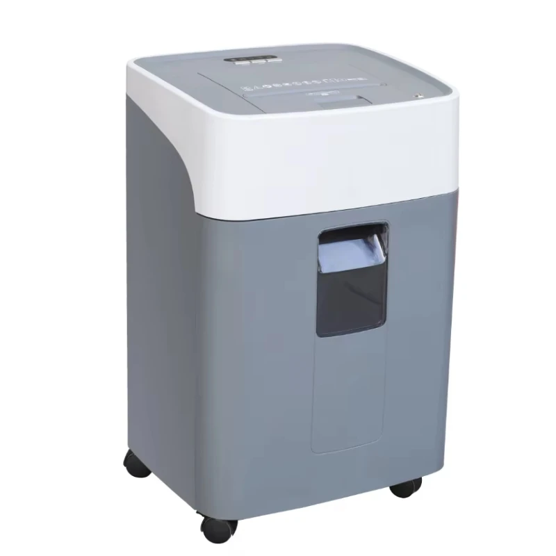 Hot Selling Auto Feed Paper Shredder 300 Sheets P5 Commercial Heavy Duty Cross Cut 40L Paper/Staples/Paper Clips for Home Office
Hot Selling Auto Feed Paper Shredder 300 Sheets P5 Commercial Heavy Duty Cross Cut 40L Paper/Staples/Paper Clips for Home Office