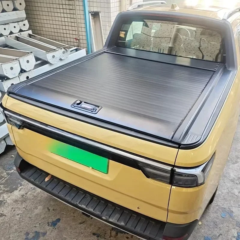 KQX Pickup Accessories Aluminum Alloy Retractable Roller Lid Hard Tonneau Cover for 2023
KQX Pickup Accessories Aluminum Alloy Retractable Roller Lid Hard Tonneau Cover for 2023