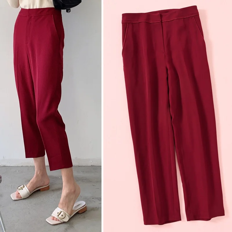 High Waist Slimming Harlan Cone Shape Casual Pants Cotton Long Trousers Asymmetrical Design Commute Style Pocket Detail
High Waist Slimming Harlan Cone Shape Casual Pants Cotton Long Trousers Asymmetrical Design Commute Style Pocket Detail