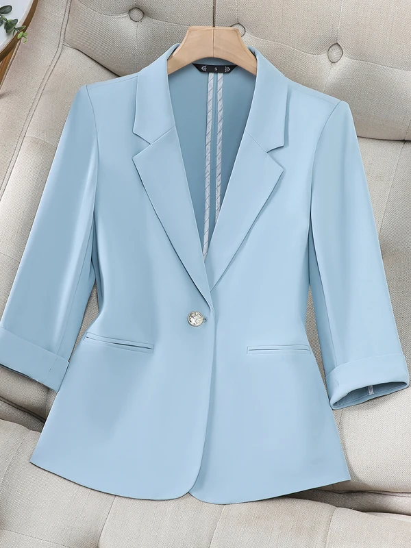 Elegant Pure Color Commute Professional Women's Slim Fit OL Style Summer New Arrival Fashionable Waist-Cinching Suit J...
Elegant Pure Color Commute Professional Women's Slim Fit OL Style Summer New Arrival Fashionable Waist-Cinching Suit J...