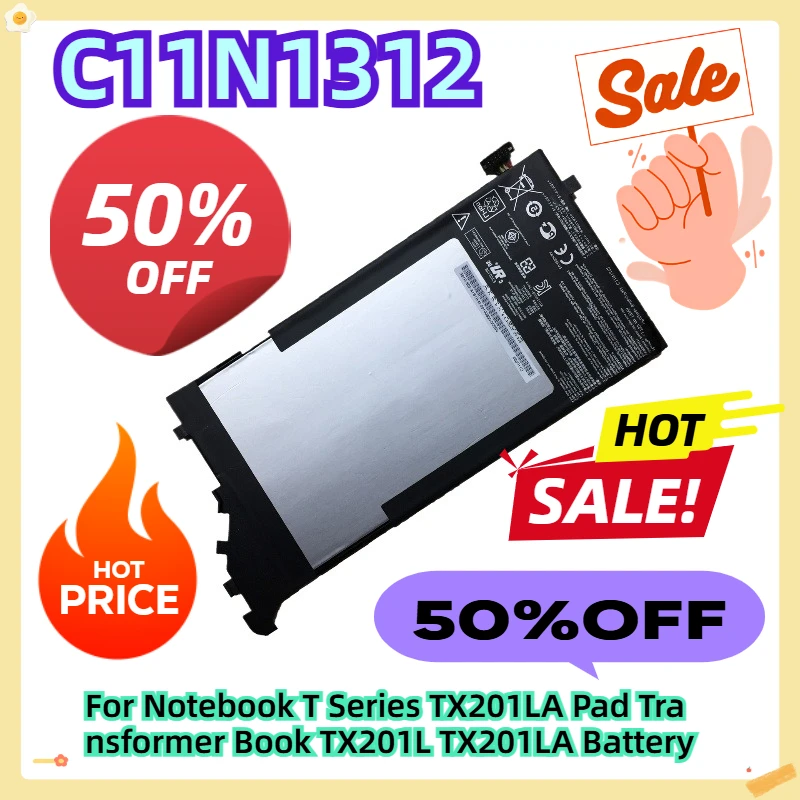 C11N1312 For Notebook T Series TX201LA Pad Transformer Book TX201L TX201LA Battery
C11N1312 For Notebook T Series TX201LA Pad Transformer Book TX201L TX201LA Battery