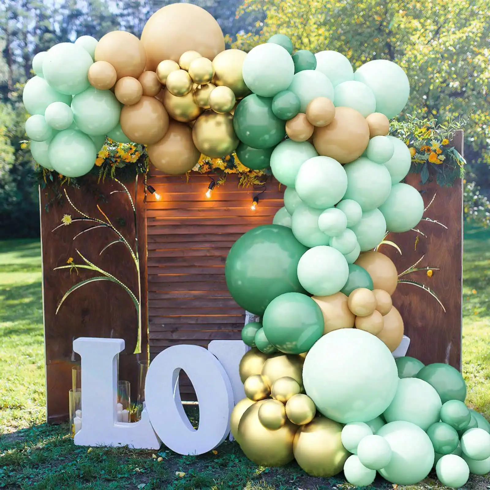Olive Gold Apricot Balloon Arch Kit 97 Pieces Garland Backdrop Bohemian Style Photo Shoot Backdrop
Olive Gold Apricot Balloon Arch Kit 97 Pieces Garland Backdrop Bohemian Style Photo Shoot Backdrop