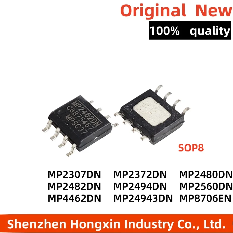 5 pieces of MP24943/2307/2372/2480/2482/2560/4462DN 8706EN-LF-Z SMT SOP8 LCD power chip IC
5 pieces of MP24943/2307/2372/2480/2482/2560/4462DN 8706EN-LF-Z SMT SOP8 LCD power chip IC