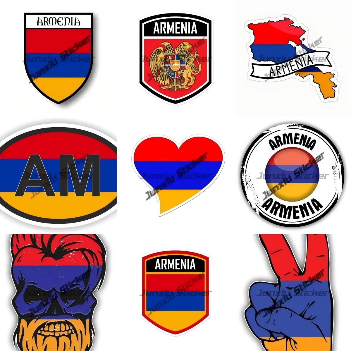 Armenia Coat of Arms Emblem Sticker Armenia Country-Shaped Country Code Oval Sticker with Flag Waterproof Vinyl Decal for Bumper
Armenia Coat of Arms Emblem Sticker Armenia Country-Shaped Country Code Oval Sticker with Flag Waterproof Vinyl Decal for Bumper