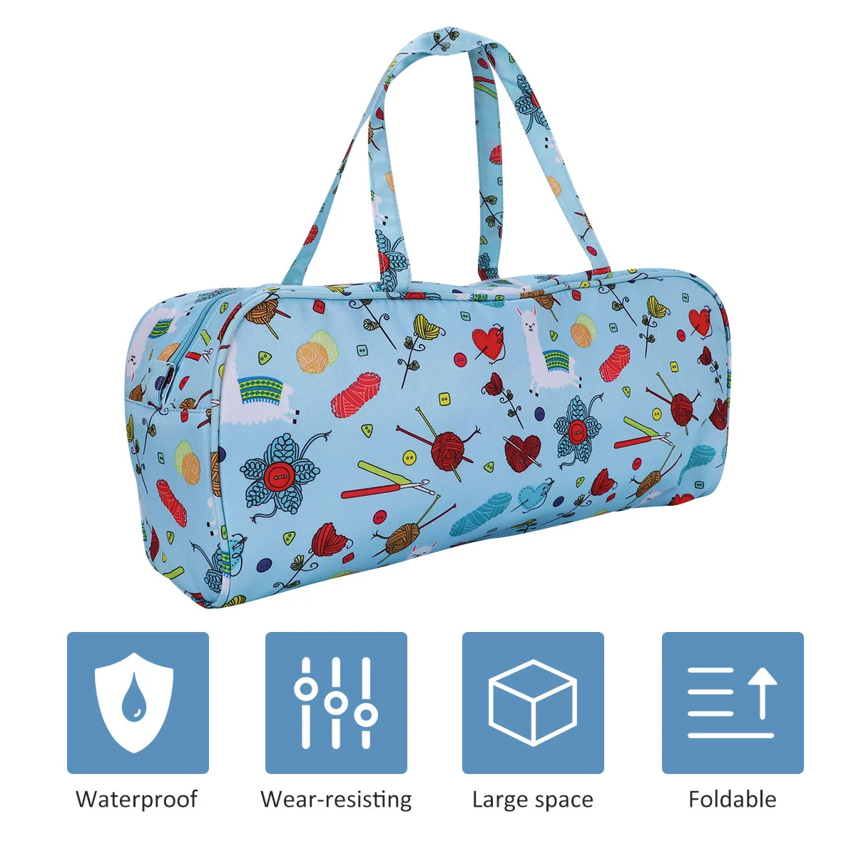 Gift for Knitters Woven Wool Storage Bag Handbags Yarn Tote Accessory Knitting Case Women's
Gift for Knitters Woven Wool Storage Bag Handbags Yarn Tote Accessory Knitting Case Women's