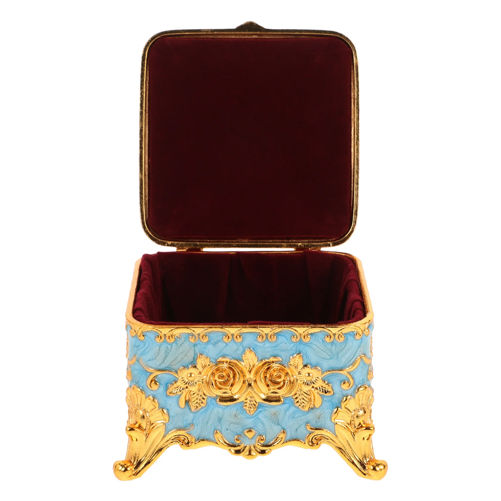 Delicate Zinc Alloy Jewelry Box Vintage Style Jewelry Container Retro Trinket Organizer Earring Necklace Storage Case 
Delicate Zinc Alloy Jewelry Box Vintage Style Jewelry Container Retro Trinket Organizer Earring Necklace Storage Case