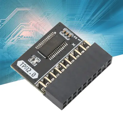 20Pin TPM 2.0 Encryption Security Module PCB Material for Win11 Gigabyte ASUS Stable Replacement Computer Accessories