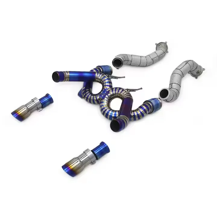 OBM Exhaust System For Mclaren 720s 4.0 (2017-2019) Titanium Muffler Free Flow Pipe Catback System Downpipe
OBM Exhaust System For Mclaren 720s 4.0 (2017-2019) Titanium Muffler Free Flow Pipe Catback System Downpipe