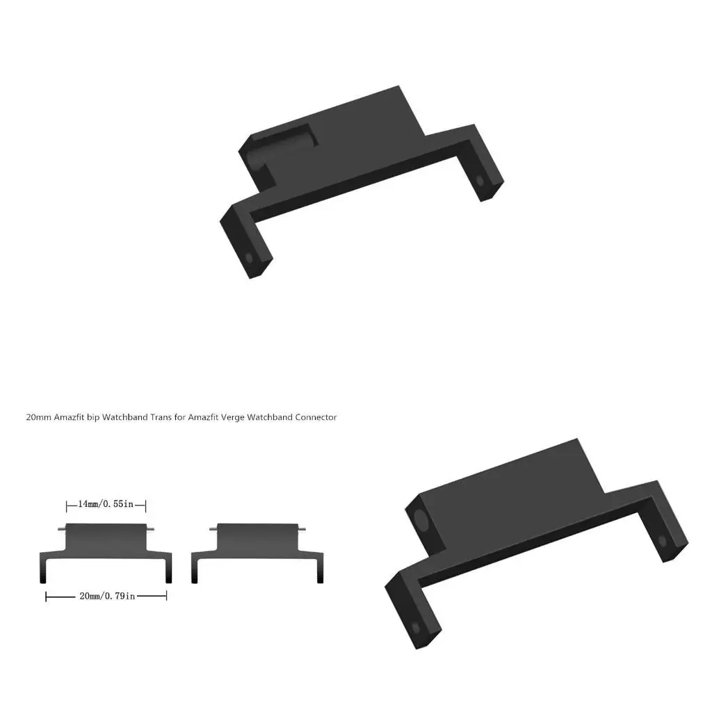 Utility Smartwatch Bracelet Adapter Durable Watch Connector Compatible for Verge for Smart Watch Accessory
Utility Smartwatch Bracelet Adapter Durable Watch Connector Compatible for Verge for Smart Watch Accessory