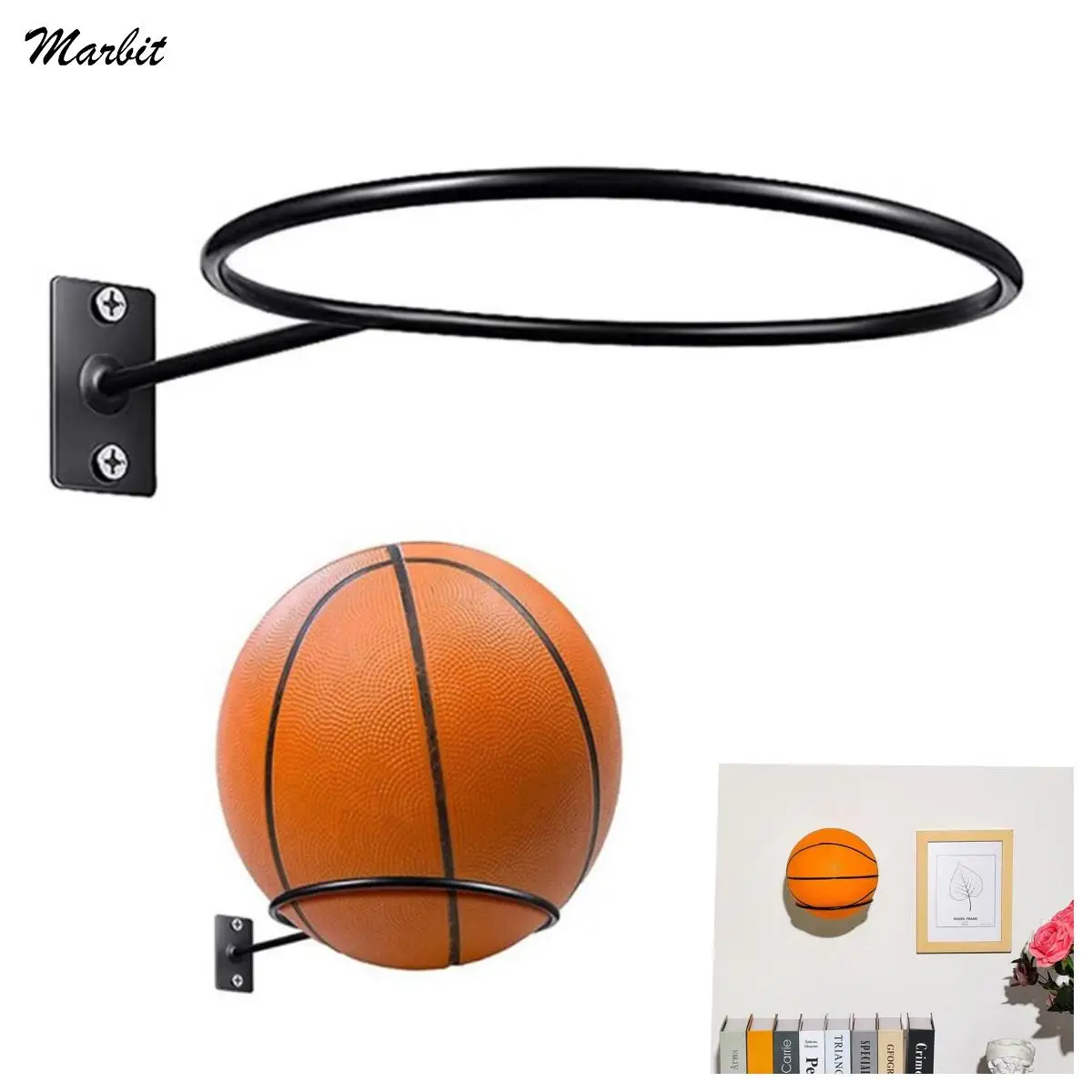 Soccer Ball Football Basketball Wall Storage Display Rack Sports Ball Holder Display Universal Ball RackMetal Black Ball Holder
Soccer Ball Football Basketball Wall Storage Display Rack Sports Ball Holder Display Universal Ball RackMetal Black Ball Holder