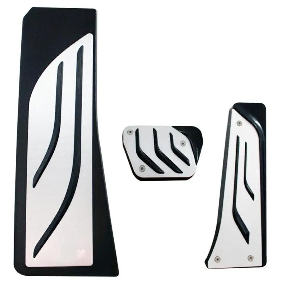 Автомобильные педали 3 LHD AT для BMW 5 6 7 Series E65 E67 E68 F01 F02 F10 F11 F07 F12 F13, нескользящие накладки на педали, тормоза и подножки 
Автомобильные педали 3 LHD AT для BMW 5 6 7 Series E65 E67 E68 F01 F02 F10 F11 F07 F12 F13, нескользящие накладки на педали, тормоза и подножки