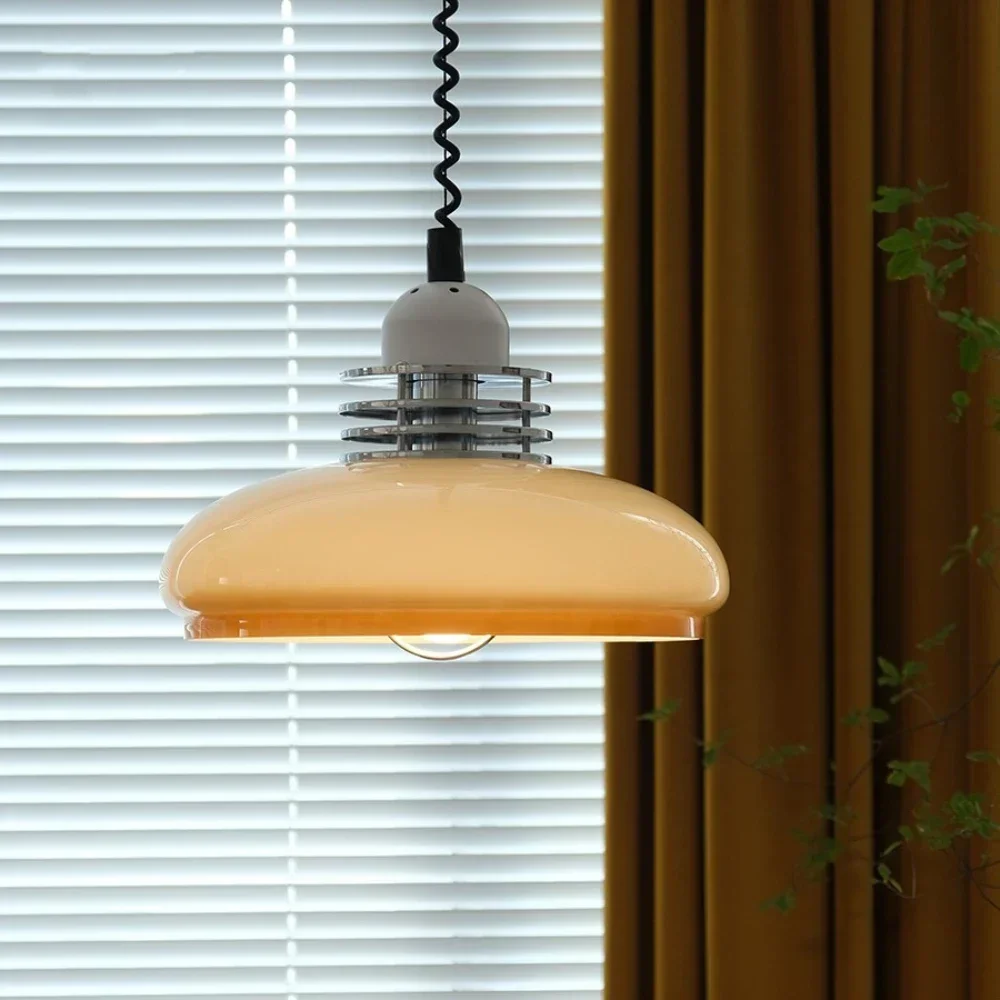 Bauhaus Glass Pendant Light Medieval Retro Retractable Chandeliers Restaurant Bar Bedroom Study Hanging Lamp lustre
Bauhaus Glass Pendant Light Medieval Retro Retractable Chandeliers Restaurant Bar Bedroom Study Hanging Lamp lustre
