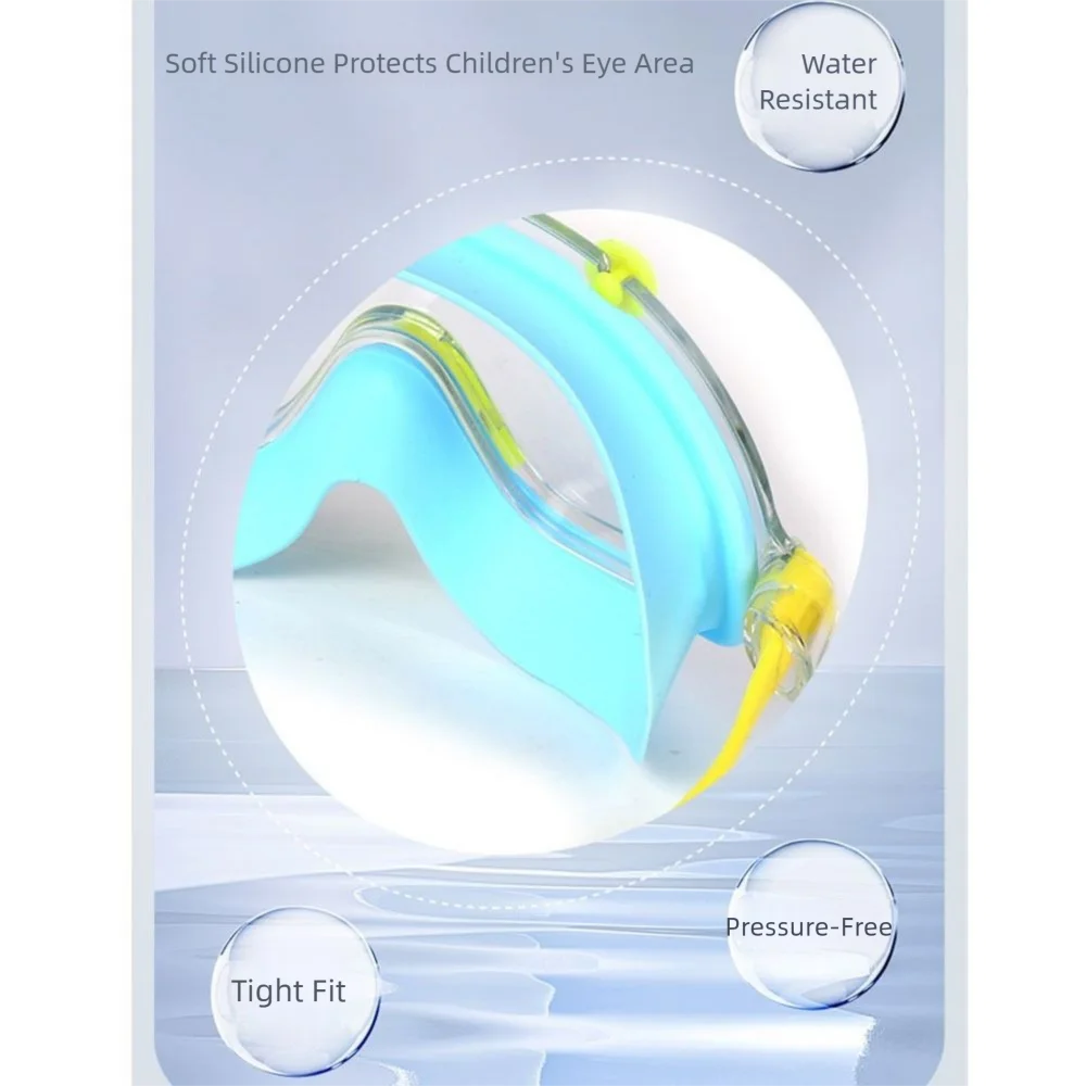 Waterproof Big Frame Swim Goggles Soft Silicone Anti Fog Children Swim Glasses Non-slip HD Vision Swimming Eyewear for Kids
Waterproof Big Frame Swim Goggles Soft Silicone Anti Fog Children Swim Glasses Non-slip HD Vision Swimming Eyewear for Kids