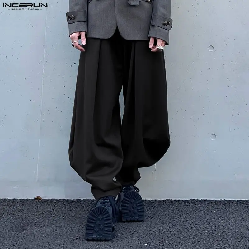 Мужские брюки INCERUN: однотонные джоггеры на пуговицах, свободные повседневные широкие брюки, уличный стиль, модные длинные брюки для отдыха, модель 2026 года
Мужские брюки INCERUN: однотонные джоггеры на пуговицах, свободные повседневные широкие брюки, уличный стиль, модные длинные брюки для отдыха, модель 2026 года