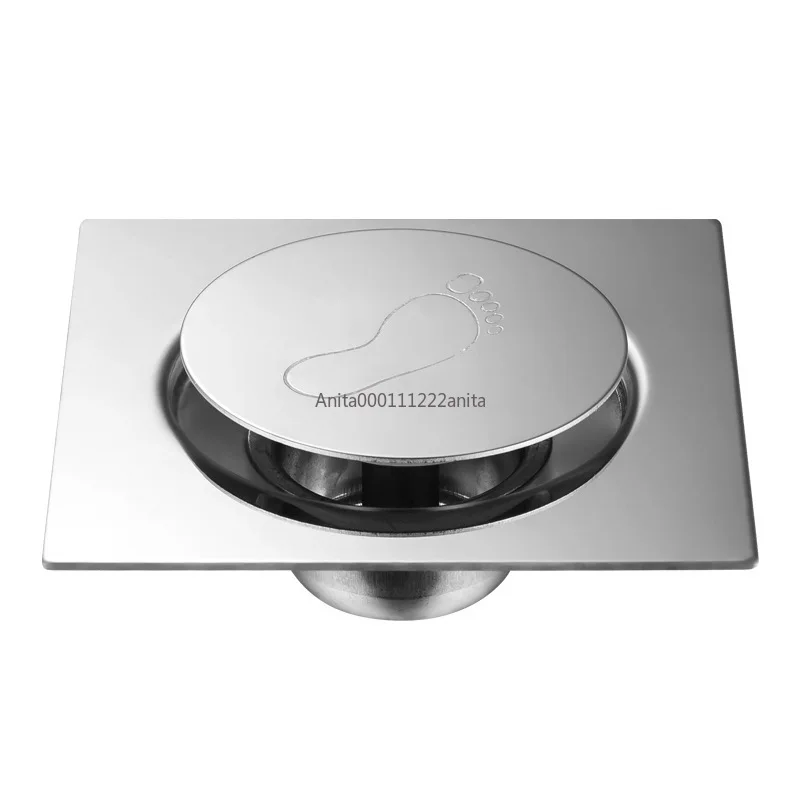 Shower Stainless Steel Hotel Easy Clean Bathroom Bouncing Durable Waste Cover Floor Drain Deodorant Silver Pedal Type Square
Shower Stainless Steel Hotel Easy Clean Bathroom Bouncing Durable Waste Cover Floor Drain Deodorant Silver Pedal Type Square