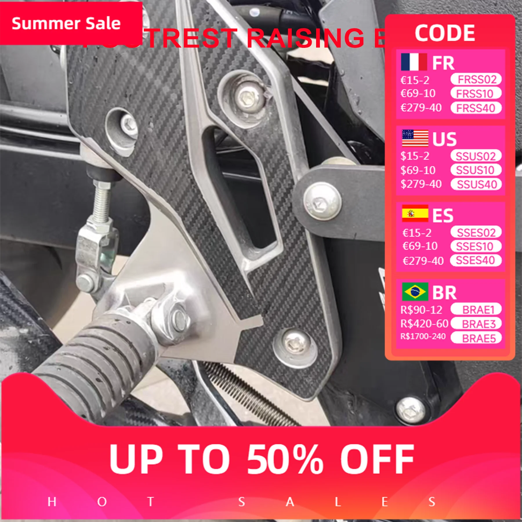 CNC Motorcycle Footpeg Raising Bracket Front Pedal Back Moving Holder Accessories For SUZUKI GSX250R GSX250 GSX 250R 250 R
CNC Motorcycle Footpeg Raising Bracket Front Pedal Back Moving Holder Accessories For SUZUKI GSX250R GSX250 GSX 250R 250 R