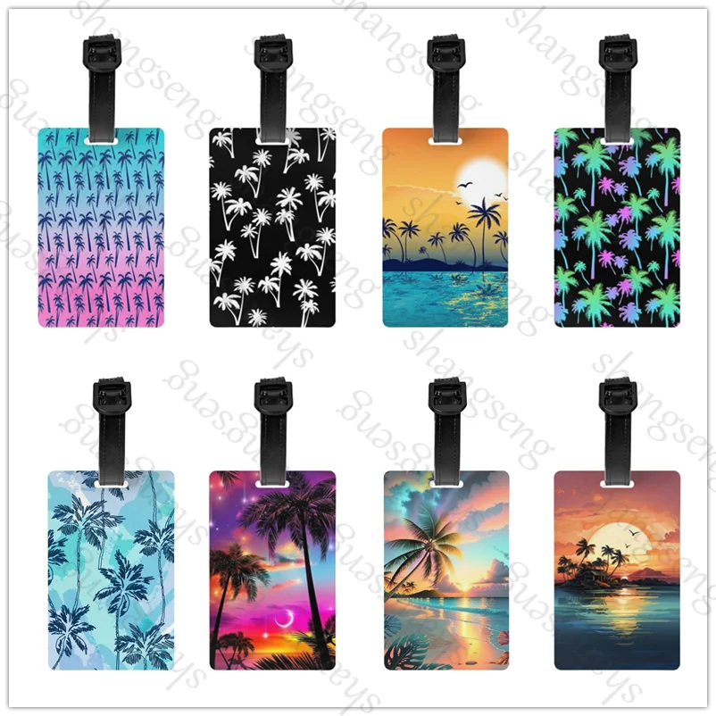 1pcs Security Luggage Tag PVC Suitcase Label Business Card Holder/Travel Document Label Coconut Tree
1pcs Security Luggage Tag PVC Suitcase Label Business Card Holder/Travel Document Label Coconut Tree