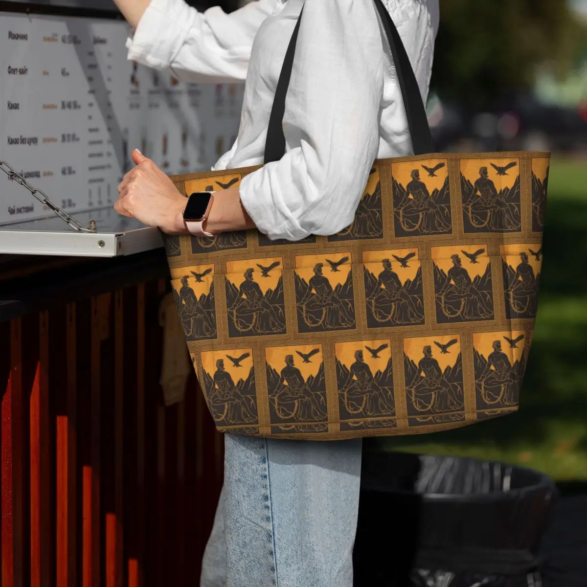 Prometheus Greek Mythology Beach Tote Bag Sport Gym Yoga Duffle Large Tote Bag Women Travel Bag Fitness bag
Prometheus Greek Mythology Beach Tote Bag Sport Gym Yoga Duffle Large Tote Bag Women Travel Bag Fitness bag