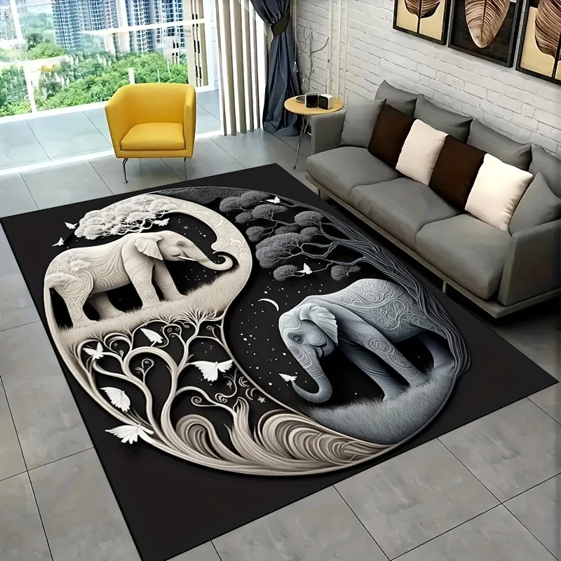 Elephant Printed Non-slip Rug, for Living Room Bedroom Nursery Room, Outdoor Patio Garden Yard Decor Rug, Home Decor, Farm Decor
Elephant Printed Non-slip Rug, for Living Room Bedroom Nursery Room, Outdoor Patio Garden Yard Decor Rug, Home Decor, Farm Decor