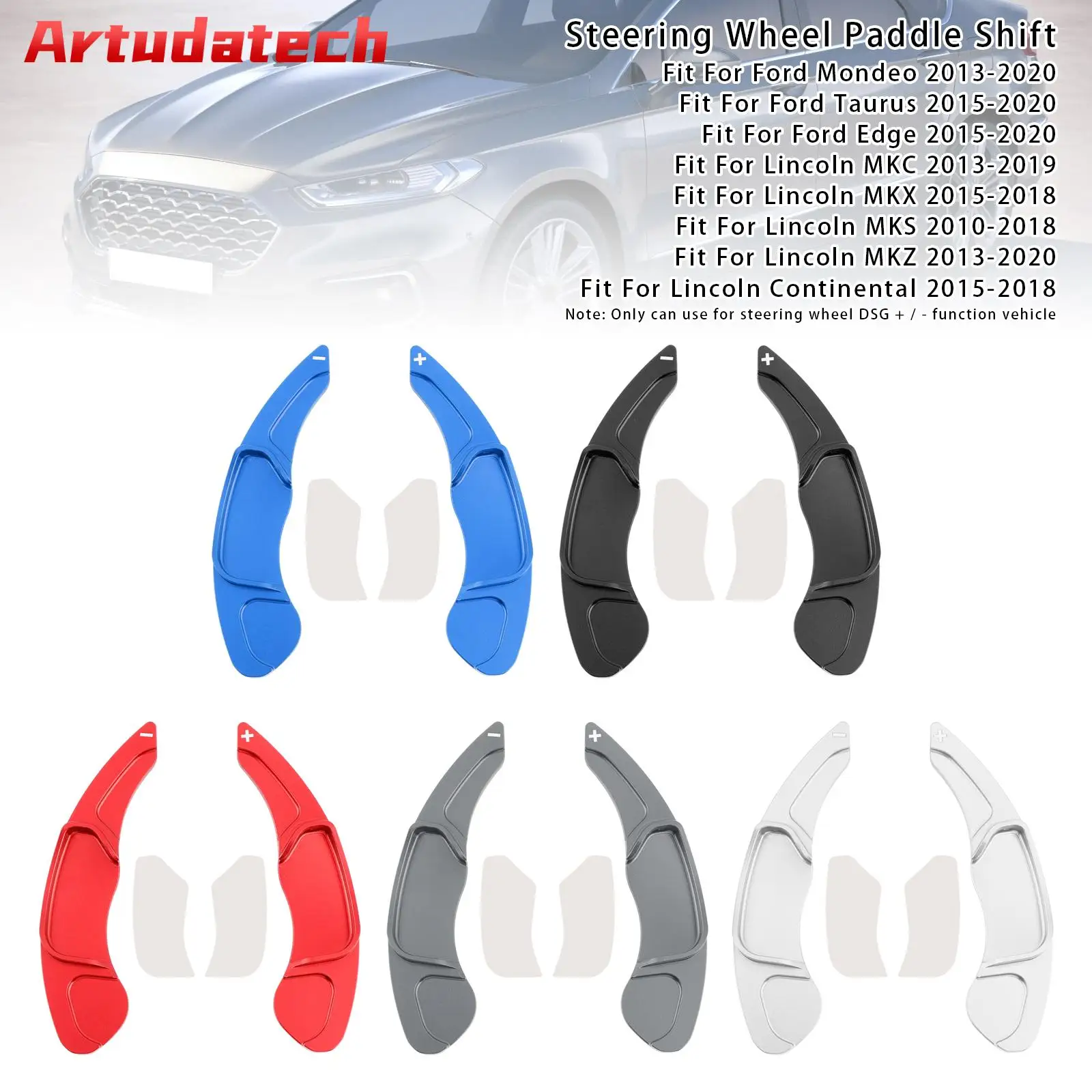 Artudatech Steering Wheel Paddle Shifter For Lincoln MKZ MKC MKX 2010-2019 Aluminium Car Accessories
Artudatech Steering Wheel Paddle Shifter For Lincoln MKZ MKC MKX 2010-2019 Aluminium Car Accessories