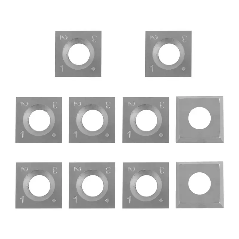 A20F-10Pcs Wood Turning Carbide Insert Blades Milling 30 Degree Lathe Chisel Replacement Blade 14X14x2mm
A20F-10Pcs Wood Turning Carbide Insert Blades Milling 30 Degree Lathe Chisel Replacement Blade 14X14x2mm