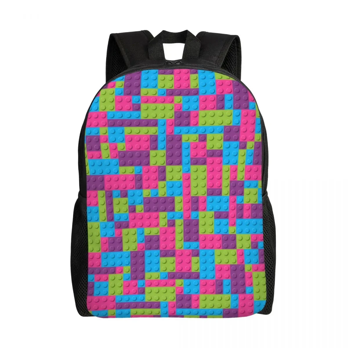 Custom Colorful Building Plastic Brick Toy Blocks Backpack for Women Men Waterproof School College Bag Printing Bookbags
Custom Colorful Building Plastic Brick Toy Blocks Backpack for Women Men Waterproof School College Bag Printing Bookbags