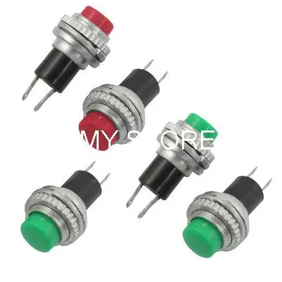10pcs Red Green Momentary Panel Mount Pushbutton Switch 9.5mm AC 250V/1.5A
10pcs Red Green Momentary Panel Mount Pushbutton Switch 9.5mm AC 250V/1.5A
