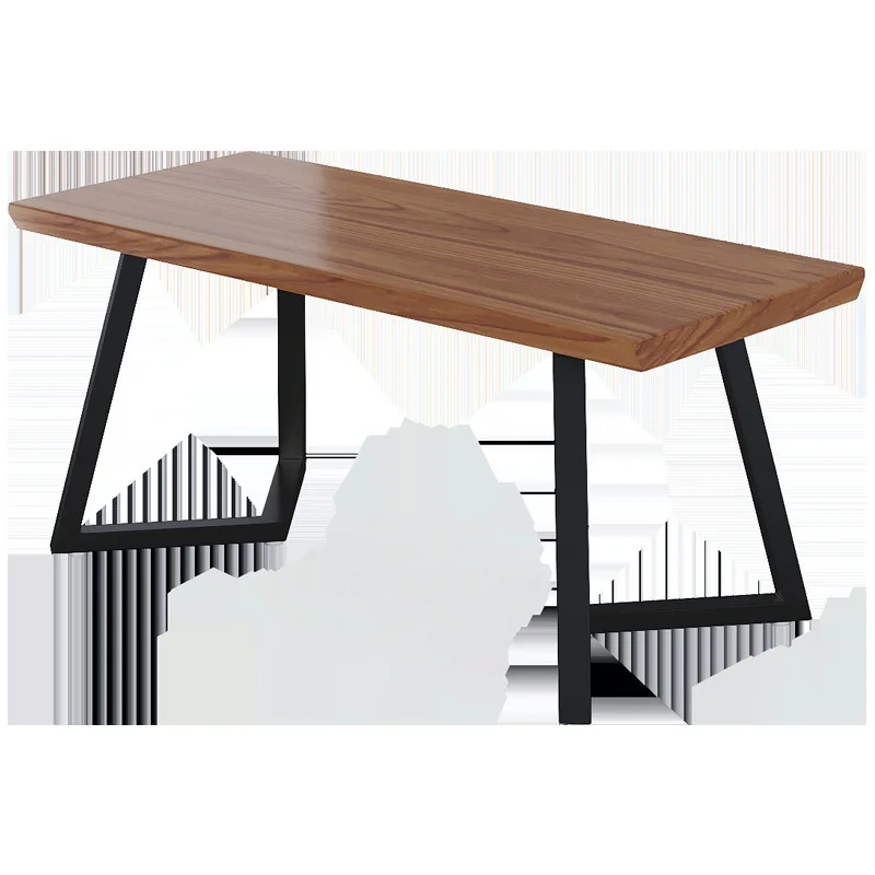 Solid wood desk computer desk simple desktop log large board table strip
Solid wood desk computer desk simple desktop log large board table strip