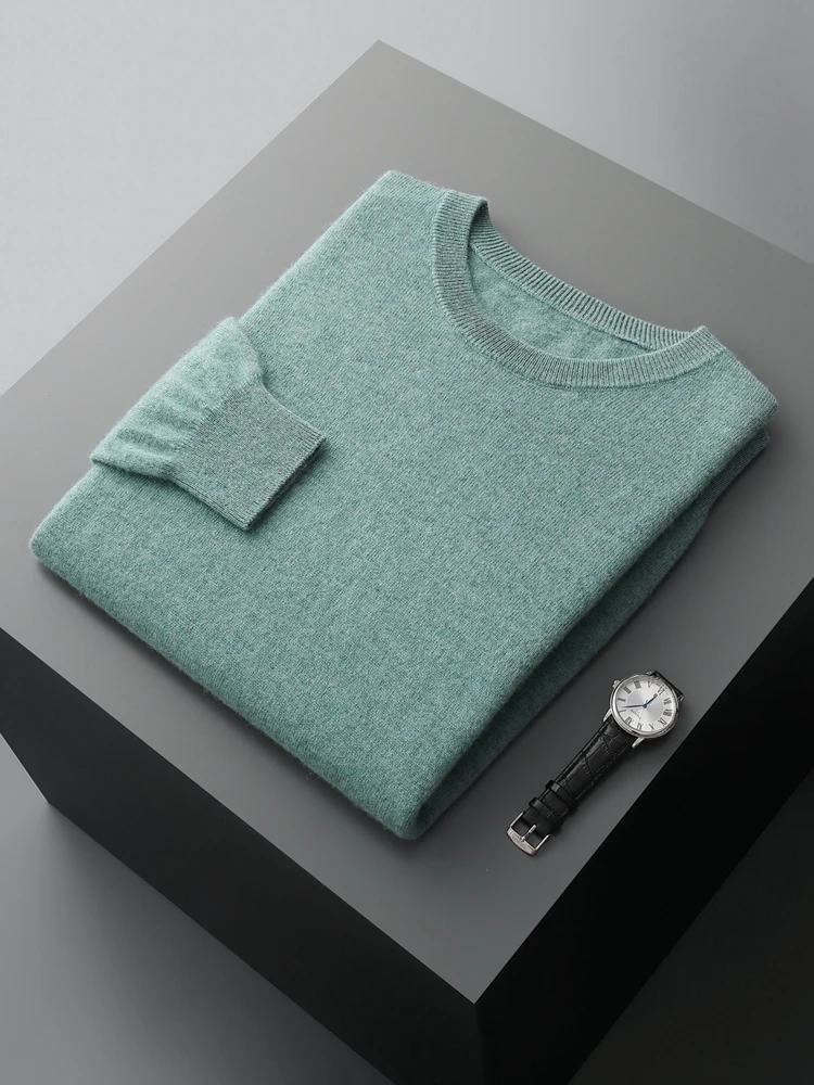 2024 Spring Autumn Men's 100% Cashmere Pullovers Long Sleeve Round Collar Knitted Sweaters High-end Soft Comfort Clothing Tops
2024 Spring Autumn Men's 100% Cashmere Pullovers Long Sleeve Round Collar Knitted Sweaters High-end Soft Comfort Clothing Tops