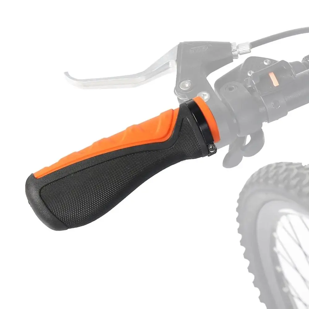 Anti Slip Cycling Handle Grips Orange Black Soft Rubber Bicycle Handlebar Lock Design Shockproof Electric Scooter Handlebar
Anti Slip Cycling Handle Grips Orange Black Soft Rubber Bicycle Handlebar Lock Design Shockproof Electric Scooter Handlebar