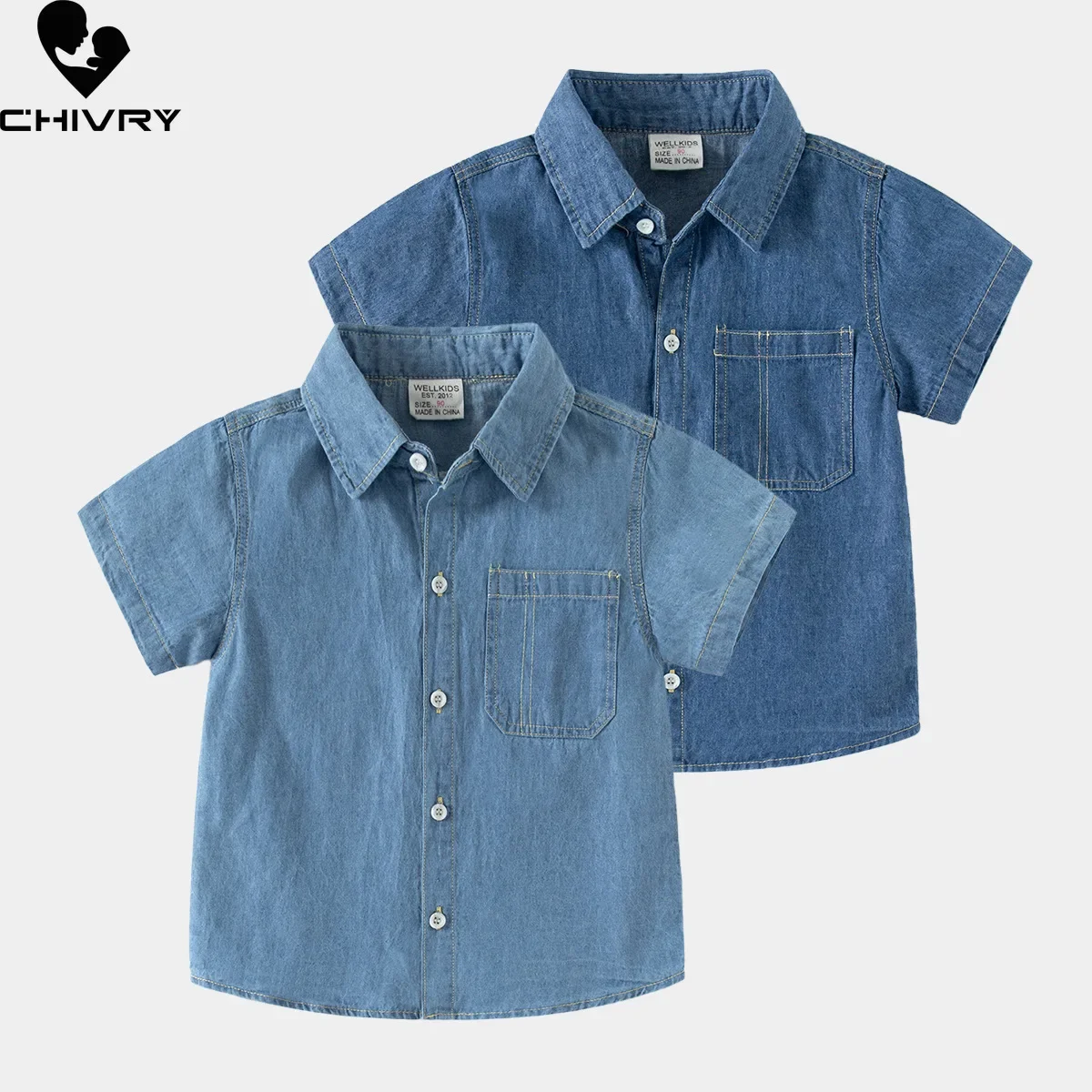 Boys Classic Denim Shirts New 2024 Summer Kids Fashion Short Sleeve Lapel Single-breasted Denim Shirt Tops Children Clothing
Boys Classic Denim Shirts New 2024 Summer Kids Fashion Short Sleeve Lapel Single-breasted Denim Shirt Tops Children Clothing