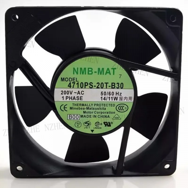 Y FOR NMB 4710PS-20T-B30 AC200V 14/11W 12025 12CM Inverter Cooling Fan
Y FOR NMB 4710PS-20T-B30 AC200V 14/11W 12025 12CM Inverter Cooling Fan