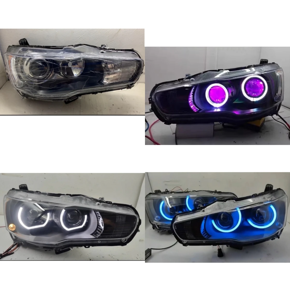 For Mitsubishi Lancer-ex Modified LED Headlight Assembly with Angel Eyes Daytime Running Light Xenon Car Head Lamp
For Mitsubishi Lancer-ex Modified LED Headlight Assembly with Angel Eyes Daytime Running Light Xenon Car Head Lamp